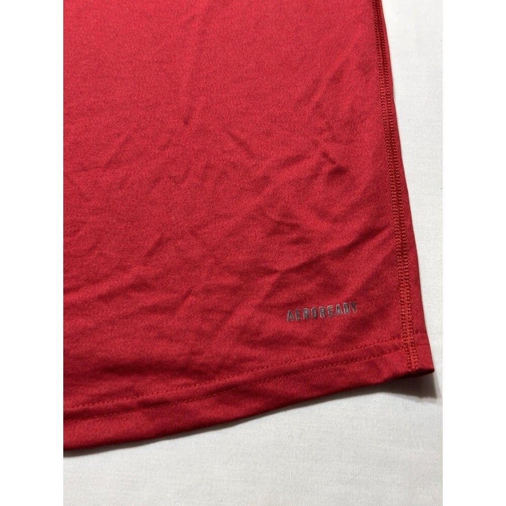 Indiana Hoosiers Hoops Adidas Shirt Mens XL Red Basketball Aeroready IU NCAA - Picture 5 of 8